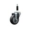 Service Caster 3.5'' SS Thermoplastic Rubber Wheel Swivel 7/8'' Expanding Stem Caster SCC-SSEX20S3514-TPRB-78 - alternate 1